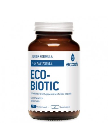 Ecosh - Ecobiotic Junior Probiootikumid 90 kapslit