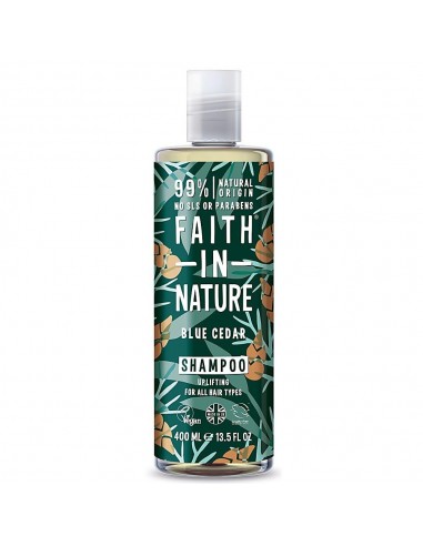 Faith in Nature ergutav šampoon sinise seedripuu orgaanilise ekstraktiga 400ml