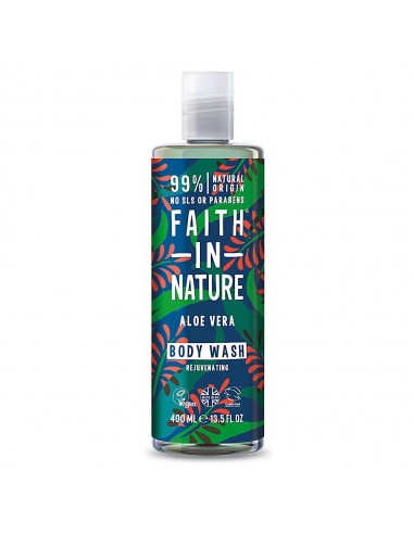 Faith in Nature nahka uuendav dušigeel/vannivaht orgaanilise aloe veraga 400ml