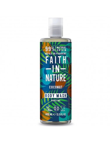 Faith in Nature niisutav dušigeel/vannivaht orgaanilise kookosõliga 400ml