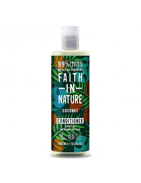 Faith in Nature niisutav palsam kookosõliga normaalsetele/kuivadele juustele 400ml