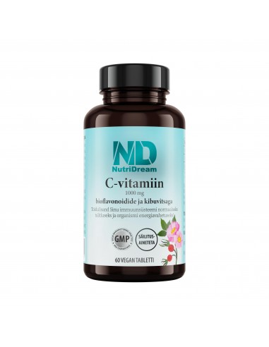 NutriDream - C-vitamiin 1000 mg bioflavonoidide ja kibuvitsaga