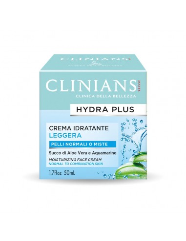 Clinians - Hydra Plus rahustav, niisutav, kerge näokreem normaalsele ja kombineeritud nahale, 50ml