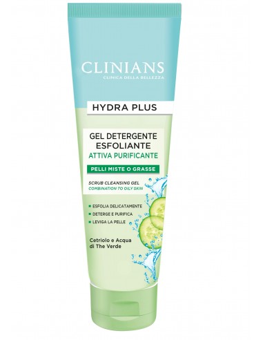 Clinians - Hydra Plus kooriv puhastusgeel kombineeritud ja rasusele nahale, 150ml