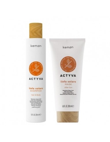 Actyva - Päikesejärgne šampoon ja juuksemask 250ml ja 200ml