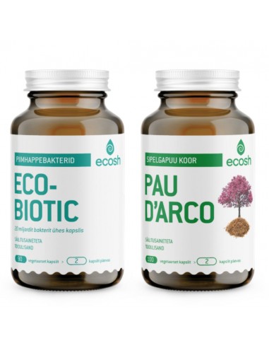 Ecosh Life - Komplekt Pau D'arco + EcoBiotic