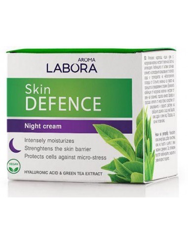 Aroma Labora - Öökreem hüaluroonhappe ja rohelise tee ekstraktiga 50ml
