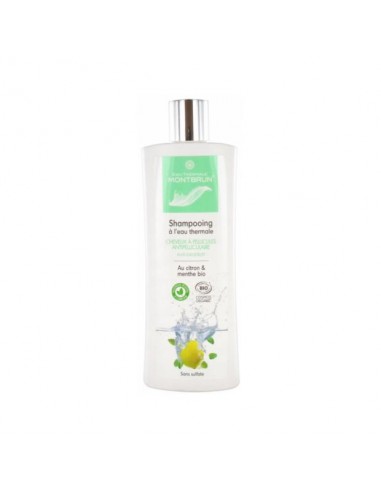 Montbrun - Kõõmavastane orgaaniline šampoon termaalveega sidruni ja mündiga, 250ml