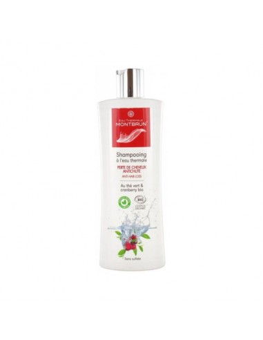 Montbrun - Orgaaniline šampoon termaalveega juuste väljalangemise vastu rohelise tee ja pohlaga, 250ml