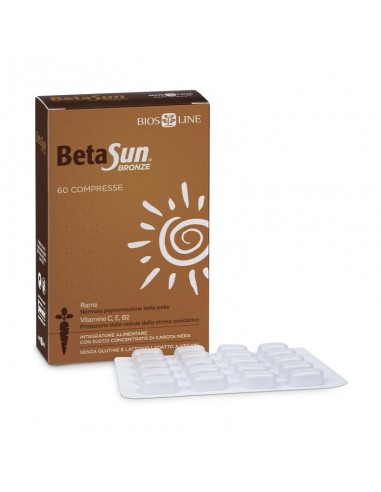 Bios Line - Päevitust kiirendavad tabletid "BetaSun Bronze", 60tk