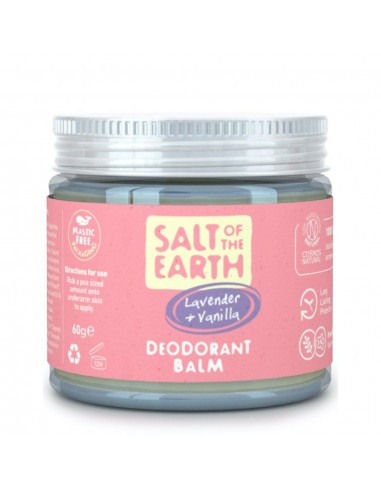 Salt of the Earth - Plastikuvaba looduslik kreemdeodorant Lavender + Vanilla, 60g