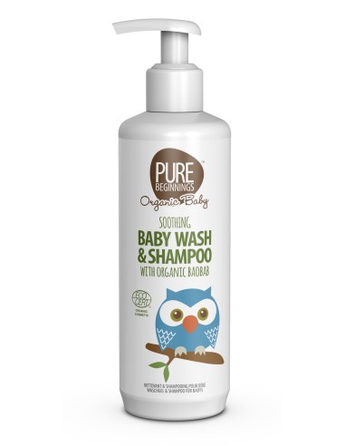 Pure Beginnings - Rahustav šampoon ja kehapesuvahend beebidele 200ml