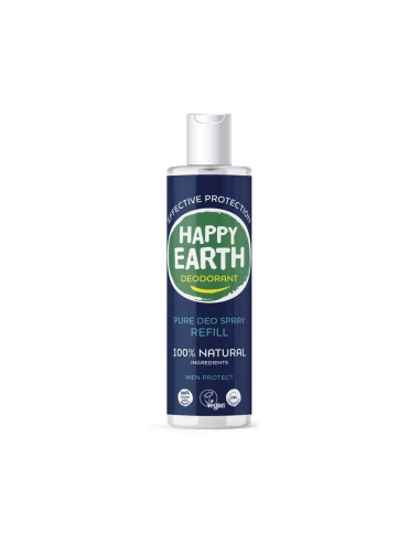 Happy Earth - 100% looduslik deodorant meestele, täitepakend 300ml