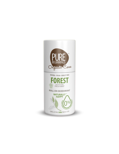 Pure Beginnings - Looduslik värskendava mündilõhnaga Forest deodorant roll-on, 75 ml