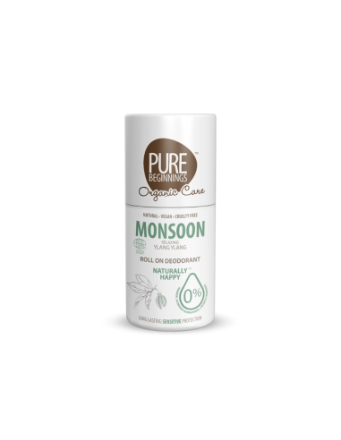 Pure Beginnings - Looduslik Ylang-ylang lõhnaga deodorant roll-on Monsoon, 75 ml