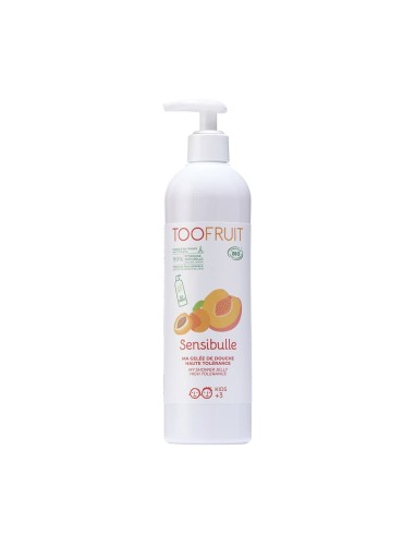 Toofruit - Orgaaniline seebivaba dušigeel lastele aprikoosi-virsiku lõhnaga, 400 ml