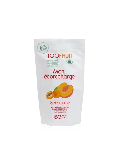 Toofruit - TÄITEPAKEND Orgaaniline seebivaba dušigeel lastele aprikoosi-virsiku lõhnaga, 400 ml