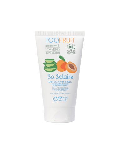 Toofruit - Orgaaniline hooldav ja värskendav päevitusjärgne geel lastele aloe vera ja aprikoosiõliga, 150 ml