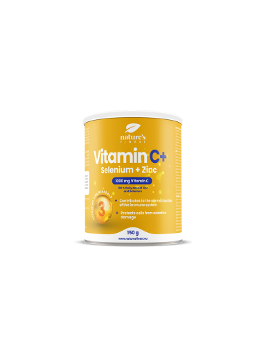 Nature’s Finest - C-vitamiin (1000mg) + Seelen ja Tsink, 150g