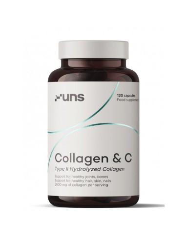 Uns - Kollageeni (2600mg) kapslid C-vitamiiniga, 120tk