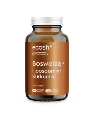 Ecosh Life - Boswellia + liposoomne kurkumiin, 90 kapslit