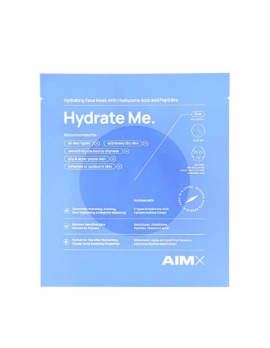 AIMX - “Hydrate Me” Peptiididega niisutav näomask, 25 ml