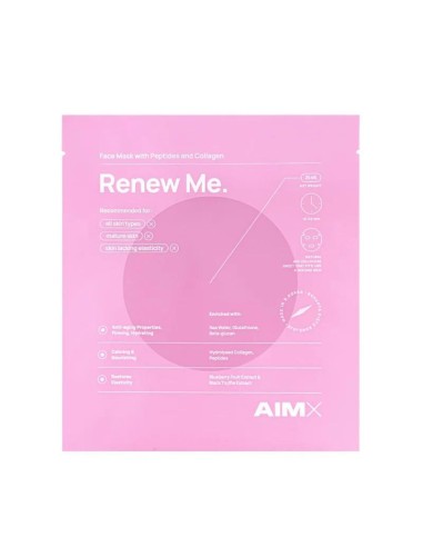 AIMX - “Renew ME” kirgastav mask peptiidide ja kollageeniga 1tk, 25 ml