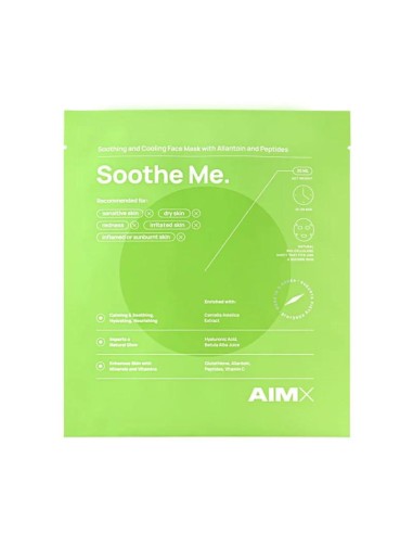 AIMX - “Soothe Me” Peptiididega rahustav näomask 1tk, 25 ml
