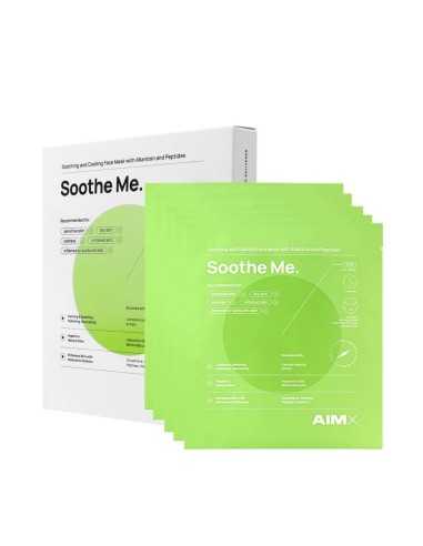 AIMX - “Soothe Me” Peptiididega rahustav näomask 5tk (pakk), 5x25 ml