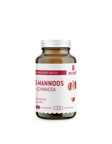 Ecosh Life - D-Mannoos + Echinacea, 60 kapslit