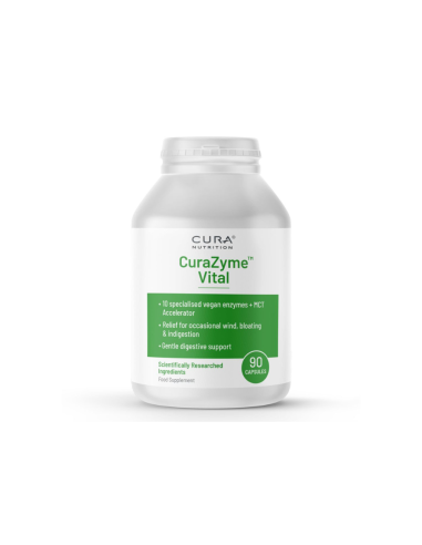 Cura - CuraZyme Vital seedeensüümid, 90 kapslit