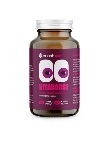 Ecosh Life - VitaBoost (astelpaju, kibuvits, mustikas, mustsõstar) 90tk