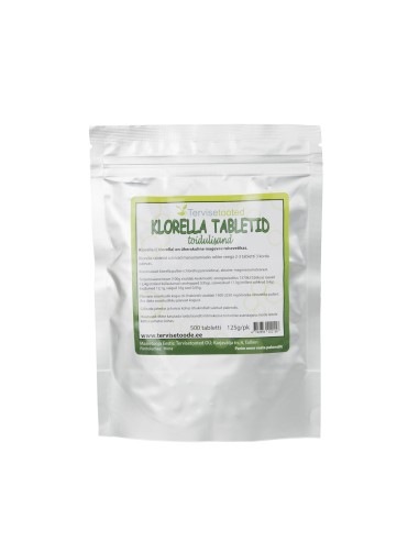 Tervisetoode - Klorella tabletid 500tk/125g