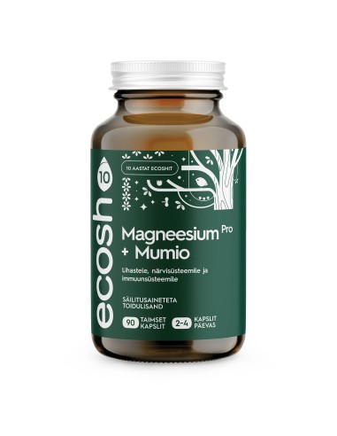 Ecosh Life - Magneesium PRO + Mumio, 90 kapslit