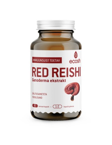 Ecosh Life - RED REISHI Ganoderma ekstrakt, 90 kapslit